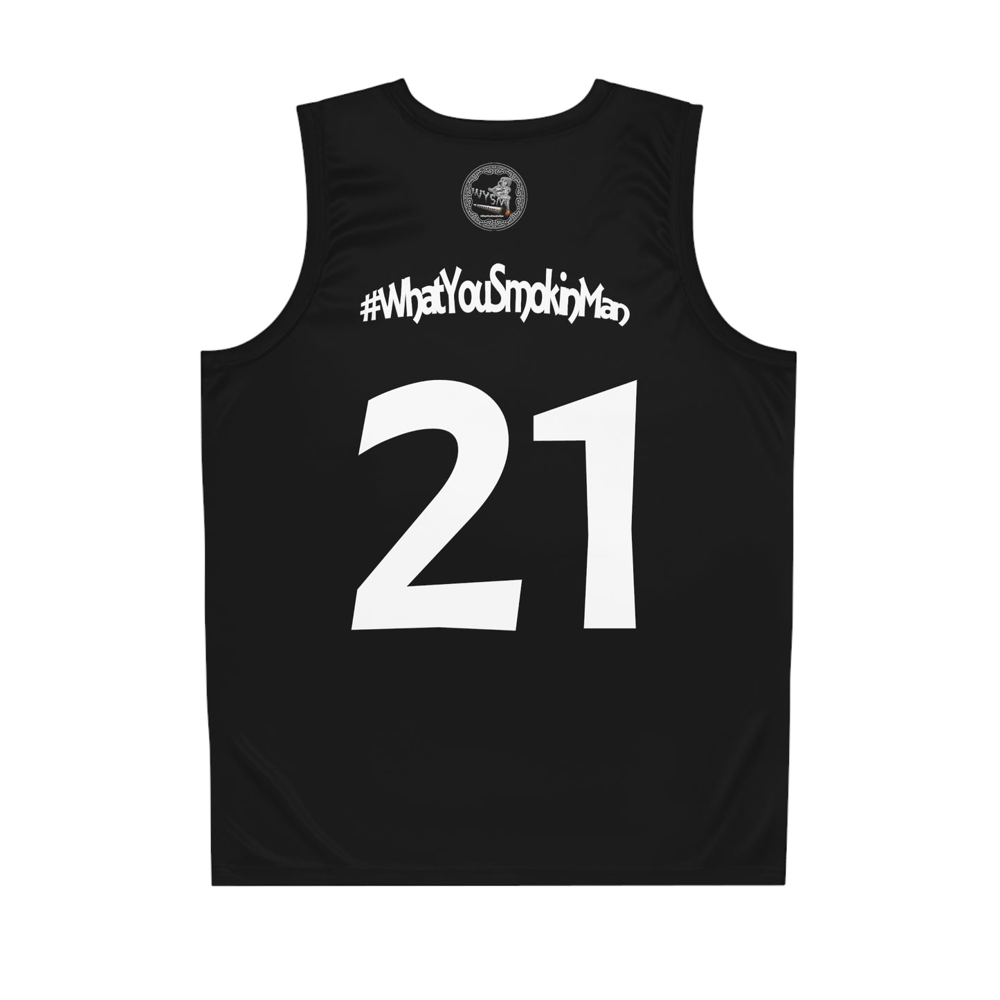 WYSM #Whatyousmokinman Classic Basketball Jersey